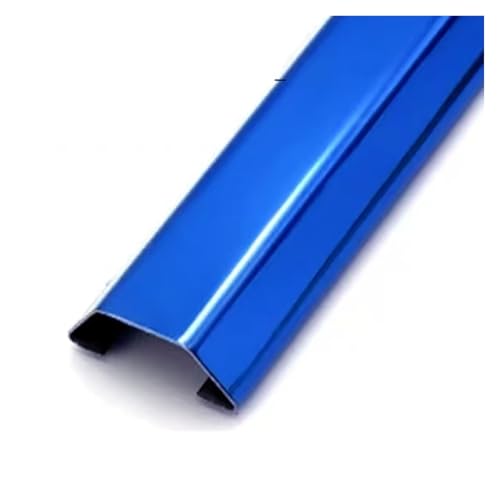 Kabelkanal aus Edelstahl, 1 m Kabelführungskanal for unter dem Schreibtisch, Decke, Ecke, Boden, Kabel-Organizer-Abdeckung, 1 Stück(Blue,26mmx9mmx12mm) von PIKITER