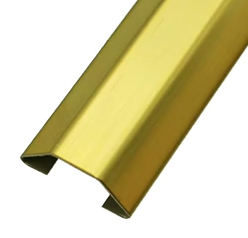 Kabelkanal aus Edelstahl, 1 m Kabelführungskanal for unter dem Schreibtisch, Decke, Ecke, Boden, Kabel-Organizer-Abdeckung, 1 Stück(Yellow,20mmx9mmx9mm) von PIKITER