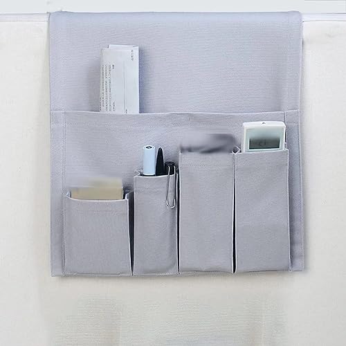 PIKITER Relaxsessel-Caddy mit 5 Taschen, Sofa-Armlehnenablage, Fernbedienungshalter, Aufbewahrungstasche for die Couch, 31 x 83 cm, 1 Stück(Light Gray) von PIKITER