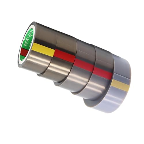 PTFE-Klebeband, 0,08 mm dick, 50–70 breit, for Vakuumiergeräte und elektrische Anwendungen, 10 Meter lang, 1 Rolle(70mm) von PIKITER