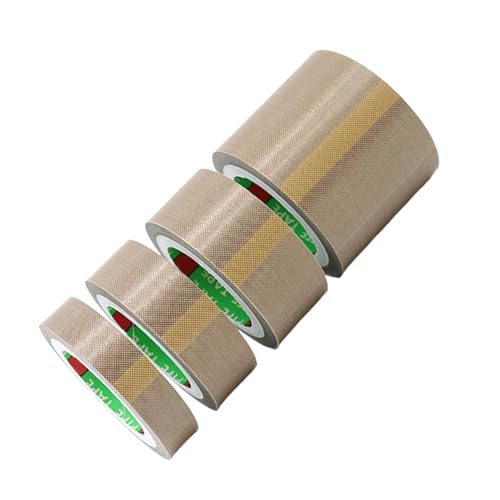 PTFE-Klebeband, 0,13 mm dick, 50–70 breit, for Vakuumiergeräte und elektrische Anwendungen, 10 Meter lang, 1 Rolle(70mm) von PIKITER