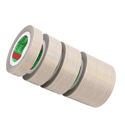 PTFE-Klebeband, 0,18 mm dick, 50–70 breit, for Vakuumiergeräte und elektrische Anwendungen, 10 Meter lang, 1 Rolle(70mm) von PIKITER
