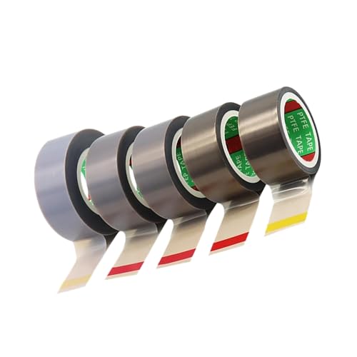 PTFE-Klebeband, 0,25 mm dick, 50–70 breit, for Vakuumiergeräte und elektrische Anwendungen, 10 Meter lang, 1 Rolle(60mm) von PIKITER