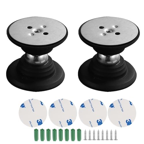 Magnetischer Türstopper Türstopper Aus Silikon Tür Muss Nicht Gestanzt Werden Glastür Kollisionsschutz Magnetischer Leiser Türstopper 2Stück Schwarz von PILYON