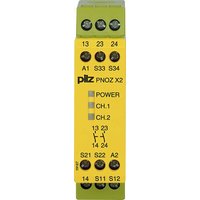 PILZ Sicherheitsschaltgerät PNOZ X2 24VAC/DC 2n/o 2 Schließer (B x H x T) 22.5 x 87 x 121mm 1St. von PILZ