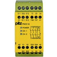 Sicherheitsschaltgerät PNOZ X4 24VDC 3n/o 1n/c PILZ Betriebsspannung: 24 V/DC 3 Schließer, 1 Öffner Sicherheitsschaltgerät PNOZ X4 24VDC 3n/o 1n/c PILZ Betriebsspannung: 24 V/DC 3 Schließer, 1 Öffner von PILZ