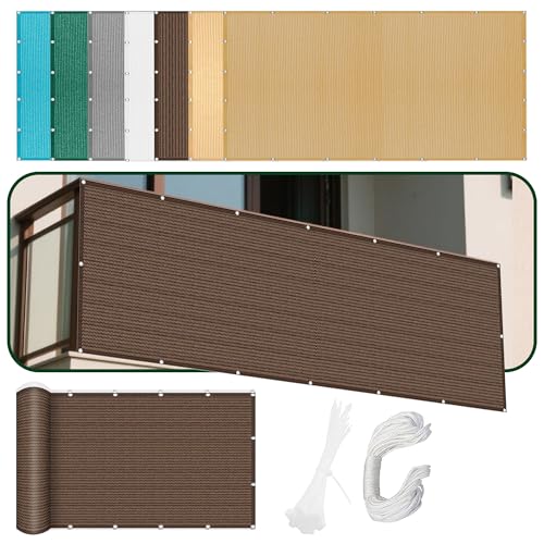Sonnensegel Rechteckig 250 x 320 cm Rechteckig Atmungsaktiv 98% UV Schutz Sun Segel Sonnenschutz Plane mit Ösen Seil HDPE UV Schutz Ohne Bohren für Balkon Garten, braun Sonnensegel Rechteckig 250 x 320 cm Rechteckig Atmungsaktiv 98% UV Schutz Sun Segel Sonnenschutz Plane mit Ösen Seil HDPE UV Schutz Ohne Bohren für Balkon Garten, braun von PINGSANL