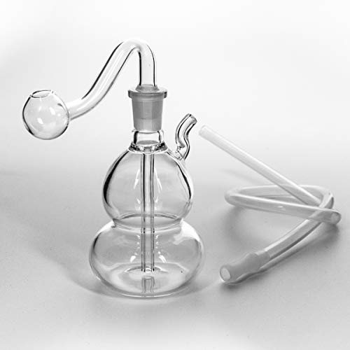 PINGZHI Mini Bong Glaspfeife Crackpfeife ölpfeife Dab Rig Glass Pipe Oil Burner Dab Bong Oil Bong Bong Klein von PINGZHI