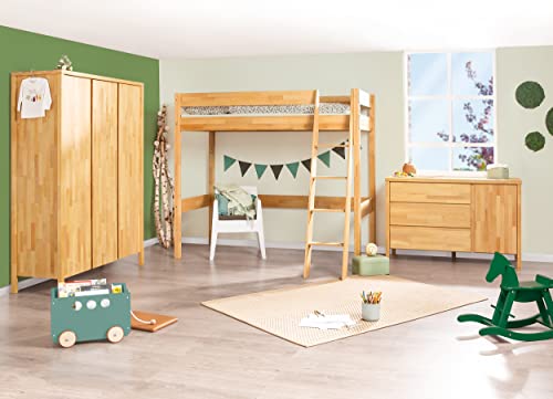 Pinolino Kinderträume Jugendzimmer-Set 'Enno' extrabreit groß mit Hochbett, 3-TLG. von PINOLINO