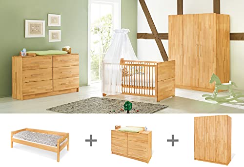Pinolino Kinderträume Kinderzimmer, Natur, Extra breit von PINOLINO