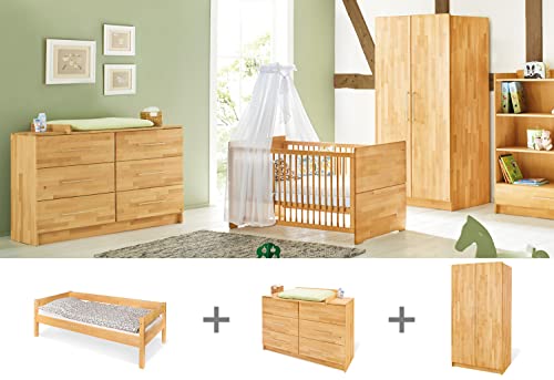 Pinolino Kinderträume Kinderzimmer, Natur, Extra breit von PINOLINO