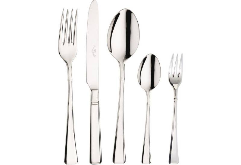 PINTINOX Besteck-Set 30 tlg. Tafelbesteck "Leonardo" für 6 Personen (30-tlg), 6 Personen, Edelstahl, Spülmaschinengeeignet von PINTINOX