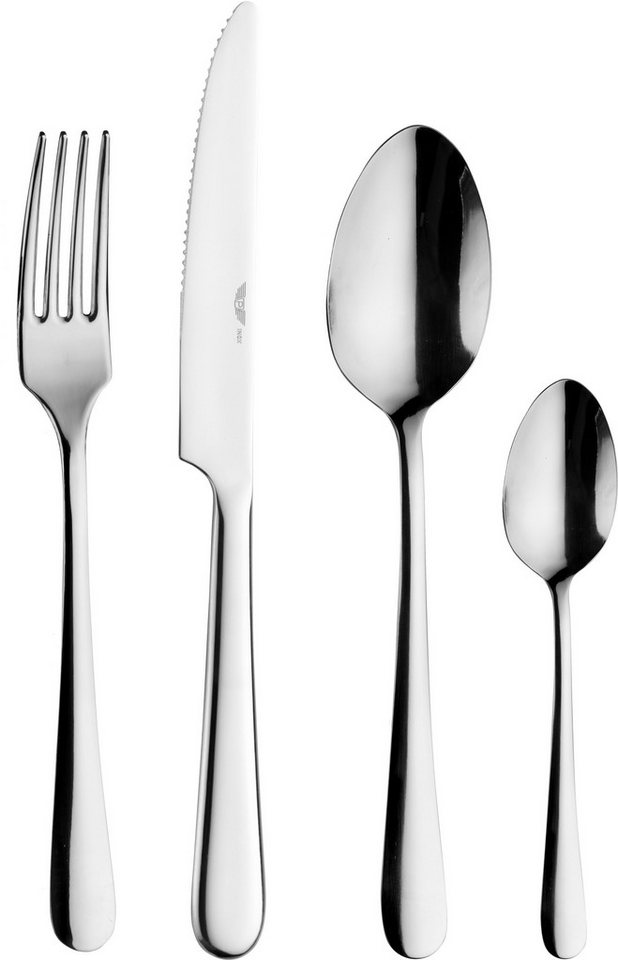 PINTINOX Besteck-Set EAT (16-tlg), 4 Personen, Edelstahl 18/10, in moderner und zeitloser Formgebung von PINTINOX