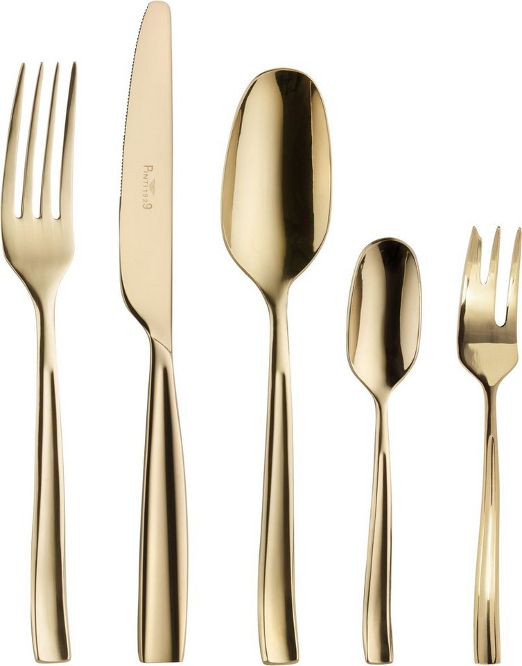 PINTINOX Besteck-Set Infinito Treasure Gold (30-tlg), 6 Personen, Edelstahl 18/0, Optik Glänzend PVD Beschichtung PINTINOX Besteck-Set Infinito Treasure Gold (30-tlg), 6 Personen, Edelstahl 18/0, Optik Glänzend PVD Beschichtung von PINTINOX