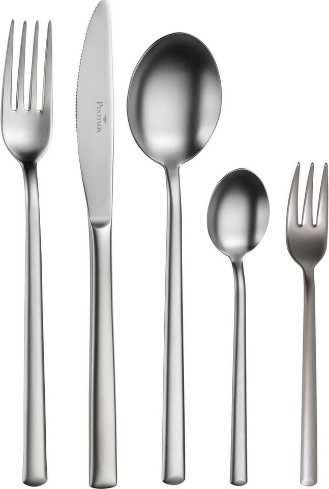 PINTINOX Besteck-Set Synthesis Mystique (30-tlg), 6 Personen, Edelstahl 18/10, Optik sandgestrahlt PINTINOX Besteck-Set Synthesis Mystique (30-tlg), 6 Personen, Edelstahl 18/10, Optik sandgestrahlt von PINTINOX