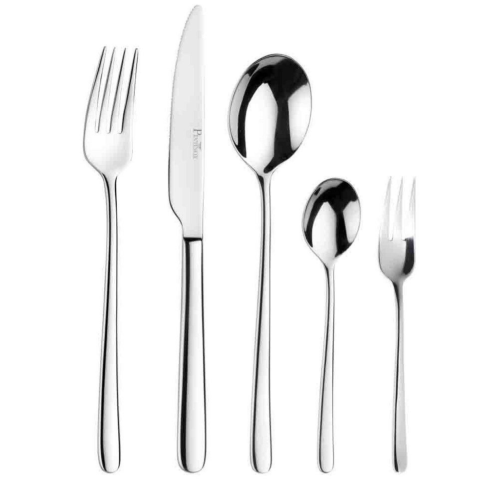 PINTINOX Besteck-Set Tafelbesteck Set 30 tlg. Sky (30-tlg), 6 Personen, Edelstahl, Hochwertiger 18/10 Edelstahl, Messer aus 13/0 Chromstahl, 30-teilig von PINTINOX