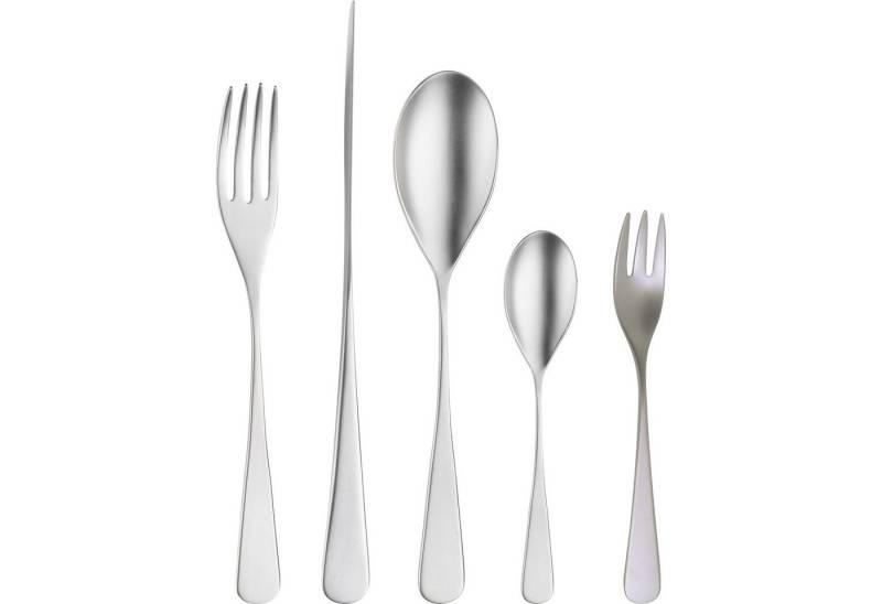 PINTINOX Besteck-Set Tafelbesteck-Set. Audrey Mystique 30.-tlg. (30-tlg), 6 Personen, Edelstahl, Spülmaschinengeeignet, Sandgestrahlt von PINTINOX