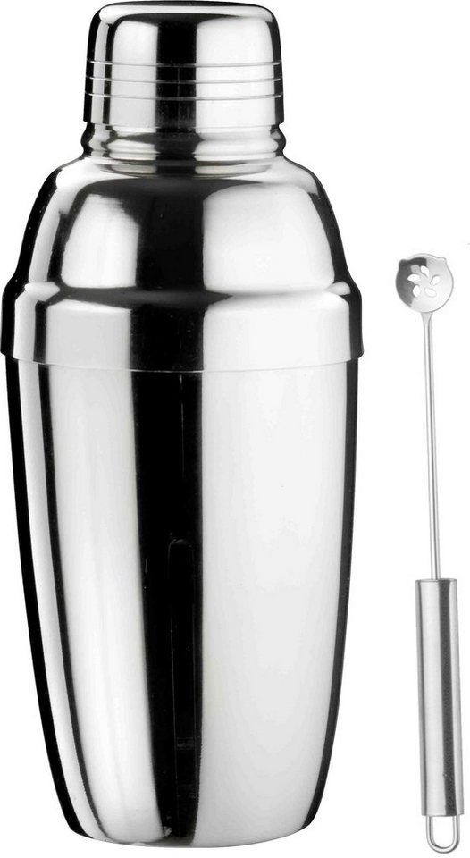 PINTINOX Cocktail Shaker Bar Professional, Edelstahl 18/10, (Set, 2-tlg), inkl. Mixlöffel, spülmaschinengeeignet von PINTINOX