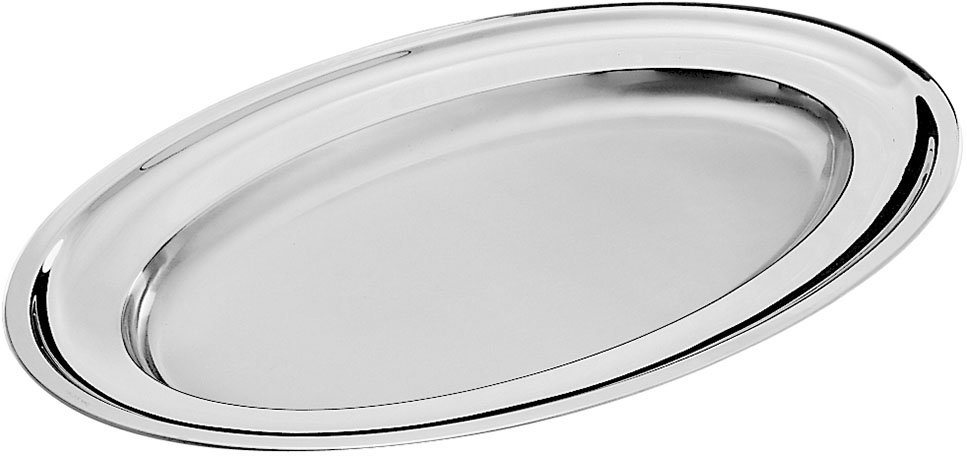 PINTINOX Servierplatte Vassoi, Edelstahl, (1-tlg), oval, Edelstahl 18/10, spülmaschinengeeinget von PINTINOX