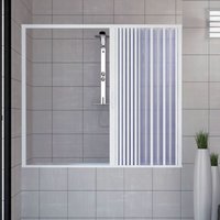Badewannenaufsatz in pvc h 150 cm Mod. Nina 160 cm mit seitlicher Öffnung Badewannenaufsatz in pvc h 150 cm Mod. Nina 160 cm mit seitlicher Öffnung von IDRALITE