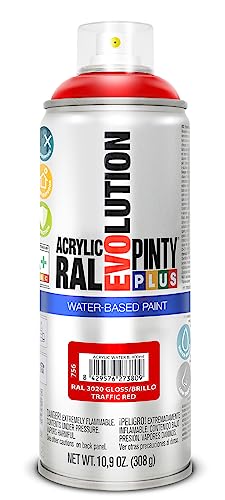 PINTURA EN SPRAY PINTYPLUS EVOLUTION WATER-BASED 520CC RAL 3020 ROJO TRÁFICO von PINTY PLUS