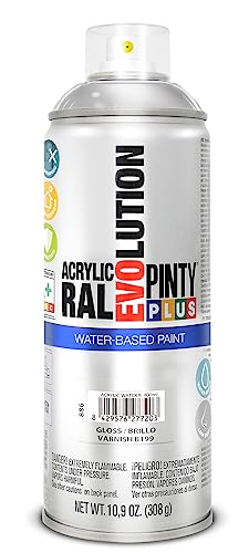 PINTYPLUS WATER BASED Pintura en PINTYPLUS Evolution Water Based 520cc Gloss Varnish B199 Spray, 65 mm PINTYPLUS WATER BASED Pintura en PINTYPLUS Evolution Water Based 520cc Gloss Varnish B199 Spray, 65 mm von PINTY PLUS