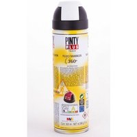 Sprühfarbe PintyPlus Tech Marker 360° Weiß 650 cc T101 von PINTY PLUS