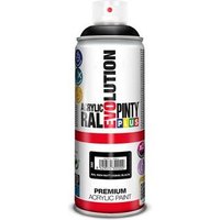 Pinty - Premium-Sprühfarbe Plus Evolution ral 9004 Intensives mattes Signalschwarz 520 ml von PINTY