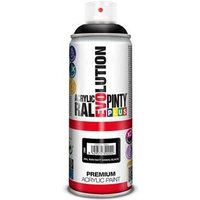 Pinty - Premium-Sprühfarbe Plus Evolution ral 9004 Intensives mattes Signalschwarz 520 ml von PINTY