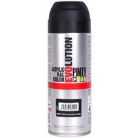 PintyPlus Evolution Sprühfarbe RAL 9005 Intensives Mattschwarz 520 ml von PINTY PLUS