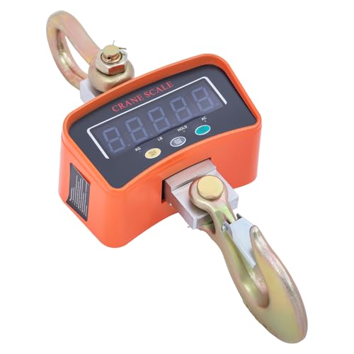 3T 3000KG Kranwaage, Digitale Hängewaage Elektronische Hebewaage Zugwaage Stützlastwaage Industrielle Kranwaage, mit LED Display und Fernbedienung 3T 3000KG Kranwaage, Digitale Hängewaage Elektronische Hebewaage Zugwaage Stützlastwaage Industrielle Kranwaage, mit LED Display und Fernbedienung von PINYELIN