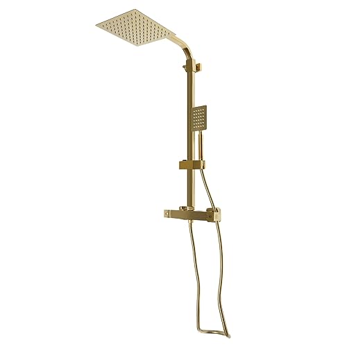 Duschsystem mit Thermostat, Duscharmatur Komplettset Regendusche mit Handbrause, Konstanter 38 °C Wassertemperatur Duschsystem mit Thermostat, Duscharmatur Komplettset Regendusche mit Handbrause, Konstanter 38 °C Wassertemperatur von PINYELIN