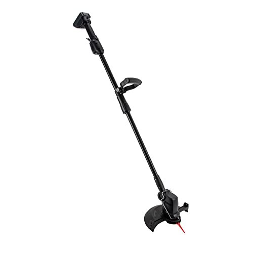 Rasentrimmer mit Akku, 6000rpm Akku Rasentrimmer mit 5 Klingentypen, 90°Schwenkbarem Kopf, Akku Freischneider für Höfe, Gärten und Gehwegkanten von PINYELIN