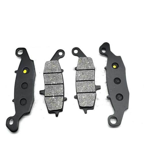 Für K&awasaki Ninja 650 EX650 2012-2016 Ninja 650 ABS 2016 Ninja 650R 2009-2011 Motorrad Vorne Und Hinten Bremsbeläge Disc Bremsbelag Teile(Vorderseite) von PIOYERG