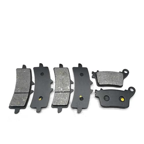 Für K&awasaki ZX10R SE Ninja ZX-10R 2017-2019 ZX10RR 1002 Ninja ZX-10RR 2019 2021 2023 Motorrad Vorne Und Hinten Bremsbeläge Disc Bremsbelag Teile(Vorderseite und Rückseite) von PIOYERG