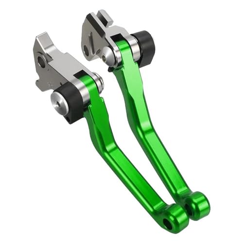 Kompatibel Für 300EXC 300 EXC 300-EXC 2014-2019 2020 2021 2022 2023 CNC Dirt Bike Pivot Faltbare Bremse Kupplung Hebel Lenker Griff Griffe(Grün) von PIOYERG