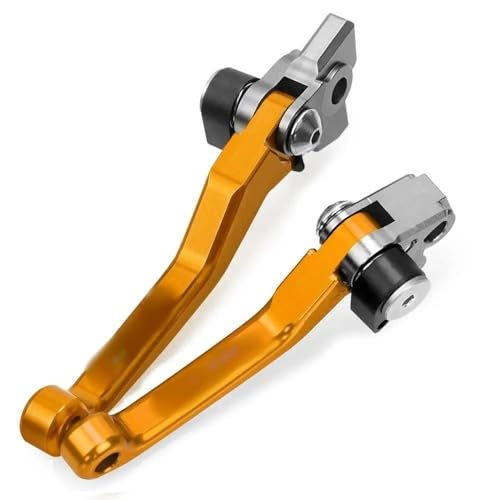 Kompatibel Für Beta RR 250 300 350 390 430 480 2T 4T 2013-2022 2023 CNC Dirt Bike Pivot Faltbare Bremse Kupplung Hebel Lenker Griff Griffe(Gold) von PIOYERG