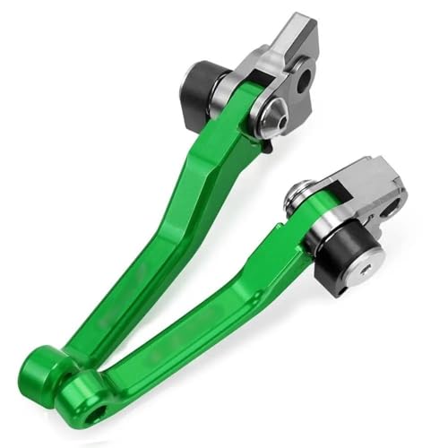 Kompatibel Für CRF300L CRF 300L CRF300 L 2021 2022 2023 CNC Dirt Bike Pivot Faltbare Bremse Kupplung Hebel Lenker Griff Griffe(Grün) von PIOYERG