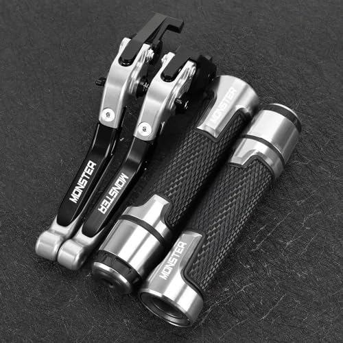 Kompatibel Für DUCATI MONSTER 950/937 2021-2023 2022 Motorrad Einstellbare Bremse Kupplung Hebel Lenker Griff Griffe(7) von PIOYERG