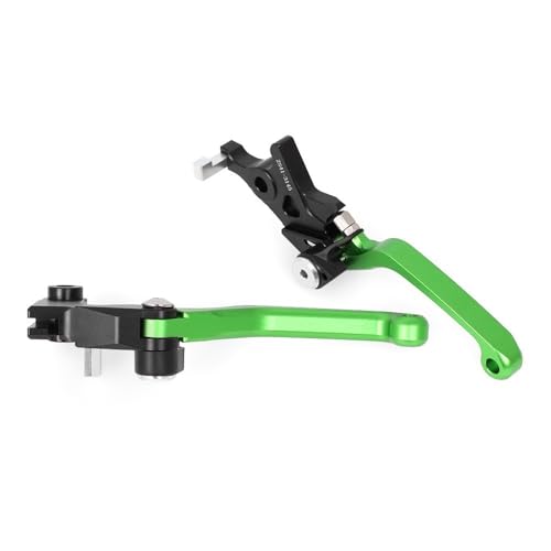 Kompatibel Für KLX150 D-TRACKER 2014-2016 2015 KLX 250 D-TRACKER 2011-2016 2012 2013 Motorrad Bremsgriff Bremshebel Kupplungshebel(Grün) von PIOYERG