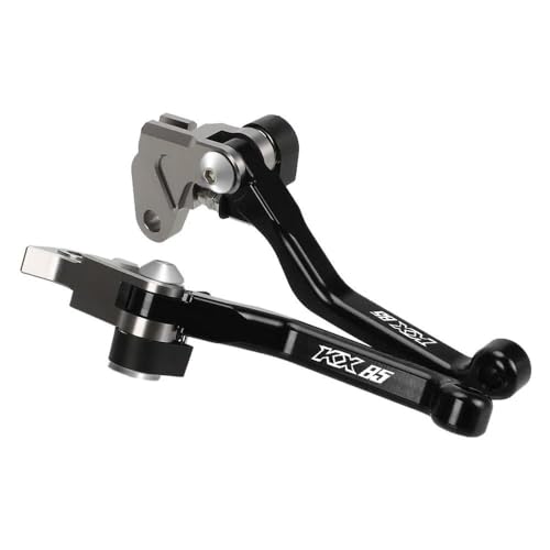 Kompatibel Für KX85 2001-2024 2020 2021 2022 2023 2024 CNC Dirt Bike Pivot Faltbare Bremse Kupplung Hebel Lenker Griff Griffe(Schwarz) von PIOYERG