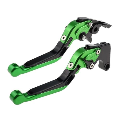 Kompatibel Für Ninja ZX636 ZX6RR ZX 636 ZX 6RR 2019-2020 2021 2022 2023 2024 Motorrad Einstellbare Bremse Kupplung Hebel Lenker Griff Griffe(Grün) von PIOYERG