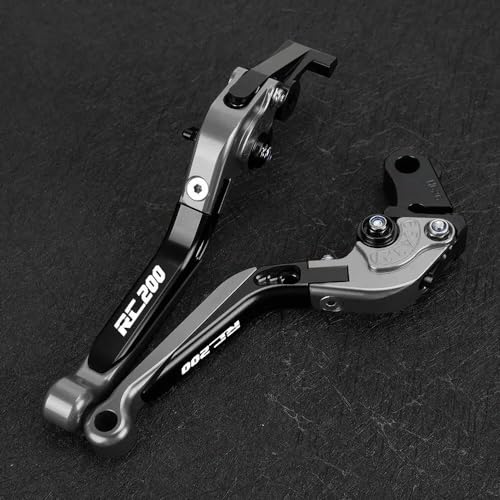 Kompatibel Für RC200 2014 2015 2016 2017 2018 2019 2020 2021 2022 2023 Motorrad Einstellbare Bremse Kupplung Hebel Lenker Griff Griffe(6) von PIOYERG