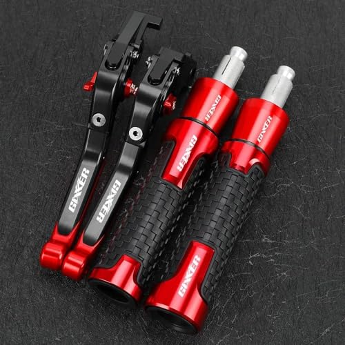 Kompatibel Für Suzuki GIXXER SF250 GIXXER SF-250 GIXXER-150 GIXXER-155SF 2021-2024 Motorradzubehör Einstellbare Faltbremskupplungshebel Lenkergriffe Enden(3) von PIOYERG