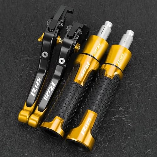 Kompatibel Für Suzuki GSXR125 2017-2023 GSX R125 GSX-R125 Motorradzubehör Einstellbare Faltbremskupplungshebel Lenkergriffe Enden(1) von PIOYERG