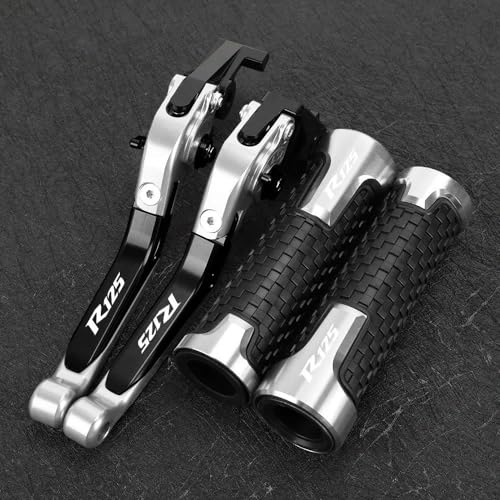 Kompatibel Für Suzuki GSXR125 GSX R125 2017-2023 2020 2021 2022 Motorrad Einstellbare Bremse Kupplung Hebel Lenker Griff Griffe(5) von PIOYERG