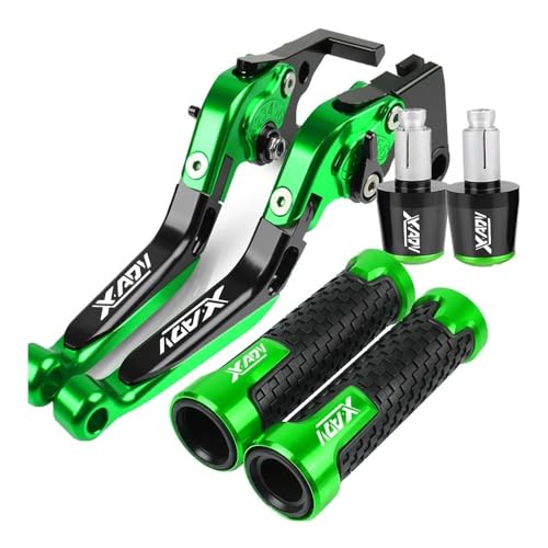 Kompatibel Für XADV750 XADV X-ADV X ADV 750 2017 2018 2019 2020 2021 2022 2023 2024 Motorradzubehör, Verstellbar, Klappbar, Brems- Und Kupplungshebel, Lenkergriffe(Grün) von PIOYERG