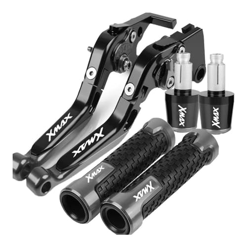 Kompatibel Für XMAX 125 200 300 400 X MAX X-MAX 2018-2022 2023 Motorradzubehör, Verstellbare Klapp-Bremskupplungshebel, Lenkergriffe(G) von PIOYERG