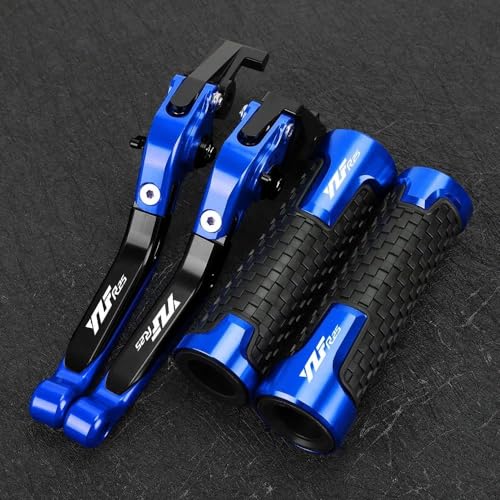 Kompatibel Für YZF R25 YZFR25 2015-2019 2020 2021 2022 2023 Motorrad Einstellbare Bremse Kupplung Hebel Lenker Griffe(3) von PIOYERG