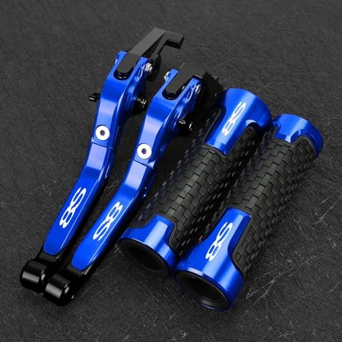 Kompatibel Motorrad Einstellbare Bremse Kupplung Hebel Lenker Griff Griffe Für Suzuki GSX8S GSX 8S 2023 2024 2025 GSX 8 S 2023-2025(4) von PIOYERG